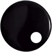 kowaku Bass Drum Head Resonant Metal Replacement for Music Accessories, 20 in