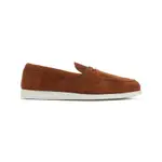 [Church'S] Church'S-Brown Portsmouth Calf Leather Loafers-Uomo 7 UK