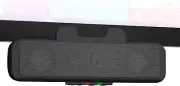 USB Speaker Bar (CA-2890) – Stereo USB Powered Speaker, Easily Clamps to Monitor