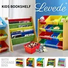 Levede Kids Toy Box Bookshelf Organiser Display Shelf Storage Rack Drawer Bins