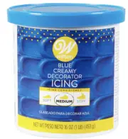 Wilton Blue Creamy Decorator Icing 16 oz