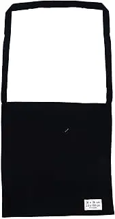 [ST by Sarahtex Australia] PREMIUM QUALITY CALICO LIBRARY BAG - 36 x 36 CM - BLACK - PACK OF 50 PCS