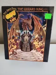 The Wizard King By Myles Pinkney 550 Piece Puzzle Ceaco New Sealed Glow In The
