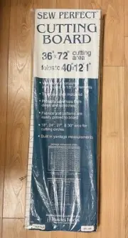 Sew Perfect 72" X 36” Foldable Cutting Board Vintage Sewing Accessories