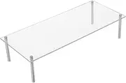 Ciieeo Clear Acrylic Cupcake Stand: Dessert Display Holder for Wedding Birthday Party - Transparent Cake Stand with Stainless Steel Feet
