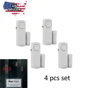 4 Home Safety Burglar Alarm Wireless System Security Device Door Window Sensor