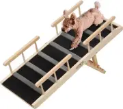 Ramp for Bed Adjustable Pet Ramp for Dogs to Get on Bed Folding Dog Bed