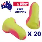 EAR PLUGS Disposable Foam Howard Leight Laser Lite 32dB Sleep Snore NEW 20 PAIRS