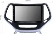 CHEROKEE KL 2014-15 GPS WIRELESS APPLE CARPLAY ANDROID AUTO CAM ODB DVR TPMS DAB