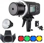 Godox AD600BM 600W HSS 1/8000s All-in-One Studio Outdoor Flash+Barn Door+AD-R6+Flash Bag