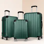 20" 24" 28" ALFORDSON Luggage TSA Suitcase Trolley 3PCS Set - Green
