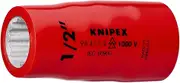 Knipex 98 47 1/2 12-Point Socket With Internal Square 1/2", 55 mm