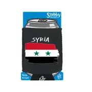 Syria Country Flag Nationality - Stubby Holder With Base