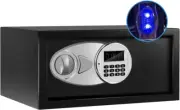 17.78CM (H) Safe Box with Sensor Light,Money Safe Box with Key & Digital Lock fo