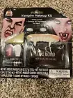 Vampire MakeUp Kit Halloween Fangs Blood Grease Makeup - NEW