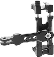 SEWACC Phone Tripod Mount with Triple Cold Shoe Clamp Holder for Smartphones for Desktop Use Vlogging and Live Streaming