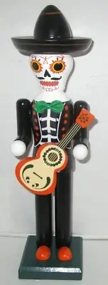 HALLOWEEN NUTCRACKER ~ 14" ~ Day Of The Dead ~ Mariachi Performer