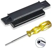 EEEKit 72 Pin NES Connector Replacement, NES Cartridge Slot with 3.8mm Screwdriver Bit Open Tool for Switch 8 Bit System