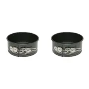 2PK Wiltshire Easybake Non-Stick Mini Springform Cake Baking Pan Oven Tin 10cm