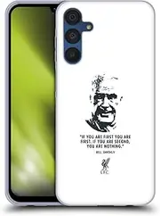 Head Case Designs Officially Licensed Liverpool Football Club No Second White Bill Shankly Quotes Gel Case [Military Grade Protection] Compatible with Samsung Galaxy A15