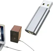 USB Sound Card | 3.5mm Sound Card for Pc Plug and | Portable USB Audio Interface, USB Headset Adapter for Headphone, Laptop, Desktop Buniq