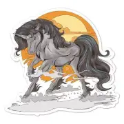Unicorn Sun Sticker Decal