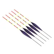5pcs Outdoor Fishing Buoy Wood Fishing Floats Slip Bobber