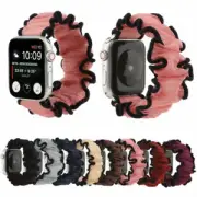 Scrunchie Elastic iWatch Band Women Strap for Apple Watch Series 7 6 5 4 40 44mm