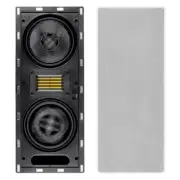3-Way 6.5 Inch 200 Watts Carbon Fiber In-Wall Column Stereo Audio Speaker