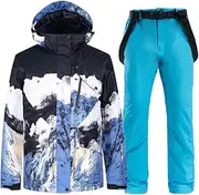 [Bciopll] Man Woman Winter Costume Snowboarding Clothing Ski Sets Jackets + Pants