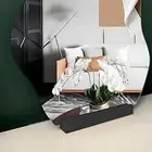 Billboard Floor Mirror Support Length Mirror Stand with Anti-slip Base for High