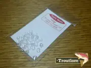 CRYSTAL / CLEAR TYERS GLASS BEADS LARGE BY D'S FLIES - NEW FLY TYING MATERIALS