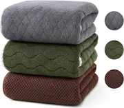 3 Pack Bath Towels Ultra Soft Bath Towel Set, Highly Absorbent Quick Drying Microfiber Towels for Bathrooms, Hotel,Kitchen, Gym, and Spa