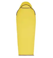Sea to Summit Reactor Unisex Fleece Sleeping Bag Liner - Standard Mummy w/ Drawcord - Yellow