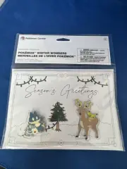 Pikachu Munchlax Holiday 2023 Pokemon Pin & Greeting Card Season's Greetings!