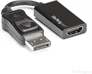 StarTech.com DisplayPort to HDMI Adapter - 4K DP to HDMI Converter - UHD 4K 60Hz