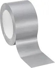 uxcell 2.4"x0.009" Bookbinding Tape, 22 Yard Cloth Bookbinding Repair Tape Book Binding Tape Self Adhesive for Repairing Old Books, Silver