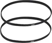 uxcell 2pcs 194XL Rubber Timing Belt 97 Teeth 10mm Width 5.08mm Pitch Synchronous Closed Loop Geared Drive Belt Black for Industrial