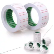 10x 31mm 10x Rolls White Price Label Paper Tag Tagging Fit MX-5500 Labeller Gun