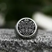 NEW AU Men Biker Punk Viking tree of lifeTitanium Stainless Steel Unisex rings