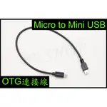 雙公OTG MICRO USB轉 MINI USB 安卓 平板 手機APP CANON單眼相機  傳輸線 連接線