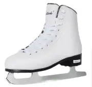 Nattork Coolmax Figure Ice Skates NWT White Women’s Size 10, Mens Size 9