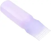 LOORGVEL Root Comb Applicator Bottle Hair Dyeing Tool Precision Marked Sturdy Plastic Hair Coloring Supplies