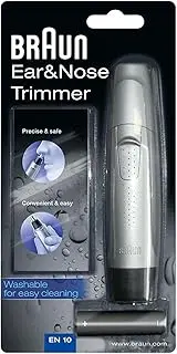 Braun Ear and Nose Trimmer EN10 (Precise and Safe, Ear and Nose Hair Removal)