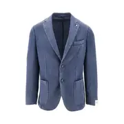 [L.B.M. 1911] L. B.M. 1911 Washed-out wool single-breasted jacket Man 50 50 Blue