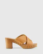[Belle & Bloom] Midtown Clog Mule - Tan