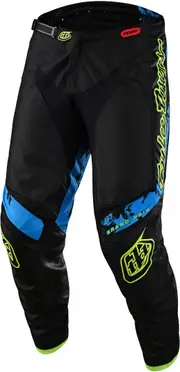 Troy Lee Designs GP Astro Motocross Pants, black-yellow, Size 28 for Men Black Yellow