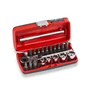 SIDCHROME 23 Piece 1/4" Metric Drive Pico Socket & Tool Set SCMT12141