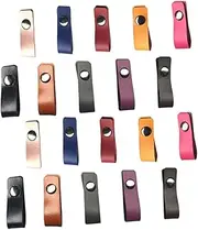 20Pcs Microfiber Cable Organizers Assorted Color Earphone Holders Wire Holders for Tidy Desk Durable Practical Cord Management