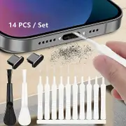 Mobile Phone Charging Interface Cleaning Kit Computer Keyboard Cleaning Tool Suitable For Iphone 14 Type-C Interface- SNNGV Type-C14 piece set